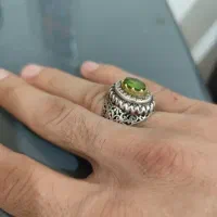 انگشتر زبرجد جواهری فوق‌العاده زیبا
