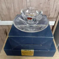 پیش دستی و پیاله کریستال