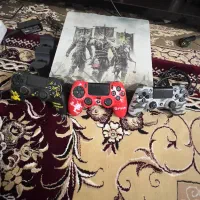 ps4pro+سه دسته ورجینال+ با استند