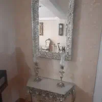 آینه شمعدان و کنسول برنجی