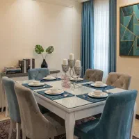 مبلمان ۹ نفره به همراه میز ناهارخوری چسترومیزتی وی