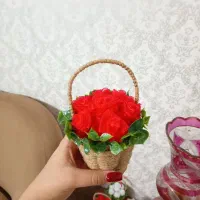سبد گل روبانی