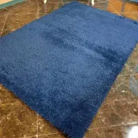 فرش شگی ۴متری سورمه ای