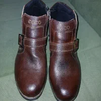 کفش‌نیم‌بوت‌چرم‌‌‌مارکecco‌(نوی‌نو)