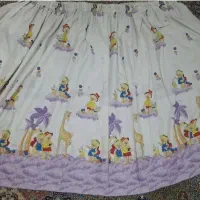 پارچه پرده عروسکی اتاق کودک