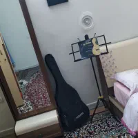 تخت و آینه و تشک فنری