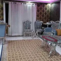 مبل استیل با نهار خوری ورق نقره