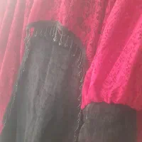 مانتو مجلسی مخمل کبریتی