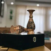 گلدان الماستراش روی مس