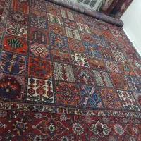 فرش ۲۰ متری قهوه رخی خشتی دستباف قدیمی