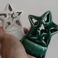 دو عدد جا وارمری ستاره سرامیکی