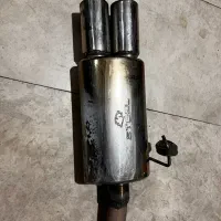 منبع اگزوز استیل دو لول