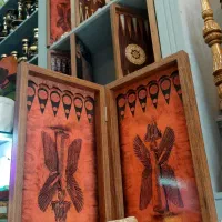 تخته نرد شطرنچ چوبی