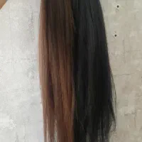 موی اکستنشن طبیعی و گرمی قد  ۵۰و۶۰ و ۷۰ سانت