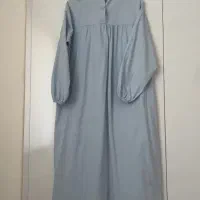 پیراهن و کفتان کتان آبی