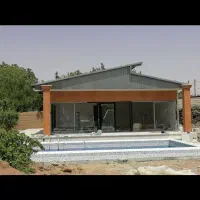 سقف شیروانی و درب و پنجره ونرده وتاب های زینتی