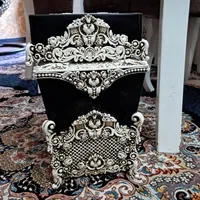 سطل آشغال جا دستمالی چوبی|بوفه، ویترین، کنسول|پارس‌آباد, |دیوار
