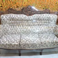 مبل تمام سلطنتی ۹ نفره چوب راش منبت مناسب جهیزیه