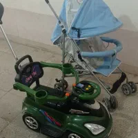 کالسکه و ماشین هردو باهم