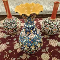 گلدان میناکاری زیبا