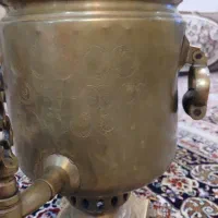 سماور برنجی زغالی