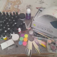 لوازم کاشت ناخون۵۰میلیونی به قیمت۱۰میلیون