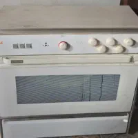 اجاق گاز فر دار پیلوت ۵ شعله کاملا سالم