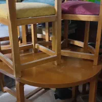 میزو صندلی غذا خوری کم جا در حد نو