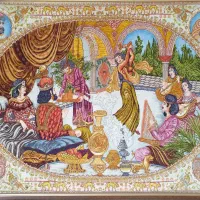 تابلو فرش خسرو و پرویز
