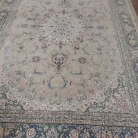۲تخته فرش۹متری وکناره ۱۲۵۰شانه۱۴نخ ابریشم طبیعی