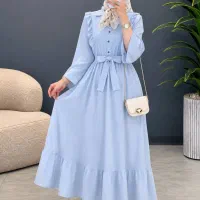 پیراهن کمربند دار تابستانی