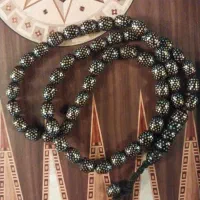 تسبیح نقره'مس و برنج کوب