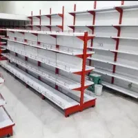 قفسه سوپر مارکتی ساده و لیبل خور