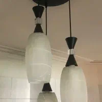 یک جفت چراغ حباب دار  سه شاخه