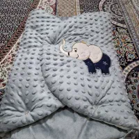 گهواره میلاد رنگ طوسی همراه باقنداق سوئیسی وفرنگی