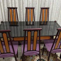 میز ناهار خوری 6 نفره .