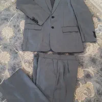 کت و شلوار مردانه رنگ طوسی سایز 48 کارِ ترکیه ست