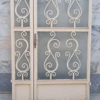 درب آهنی دو لنگه تمییز