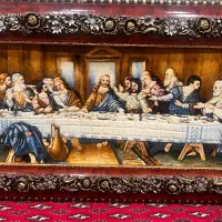 تابلو فرش دستباف شام اخر