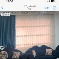 پرده پذیرایی همراه با کتیبه
