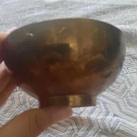 کاسه مسی متبرک به آیت الکرسی
