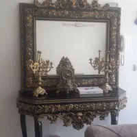 اینه کنسول شمعدانی ها سالم نو مناسب جهیزیه