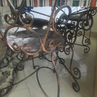 میز ناهارخوری فرفورژه نو نو