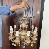 لوستر برنج ۱۰ شاخه ۲عدد