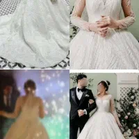 لباس عروس ترند دنباله دار