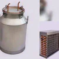 دیگ و کندانسور تقطیر گلابگیر عرقگیر سایز ۲۰۰ لیتری