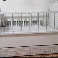 تخت کودک تا7سالگی به همراه تشک