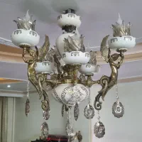 لوستر برنجی طرح فرشته