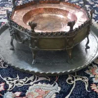 دوعدد منقل  و مجمه روسی قدیمی سنگین