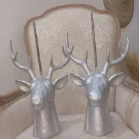 دو عدد پایه آباژور گوزنی بسیار شیک